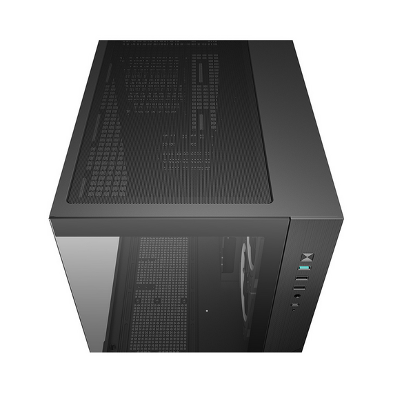 Carcasă PC Deepcool CG330 3F, Midi-Tower, Fără PSU, Negru, 2 image