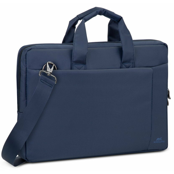 Geantă pentru Laptop Rivacase Central, 15.6", Poliester, Albastru, 3 image