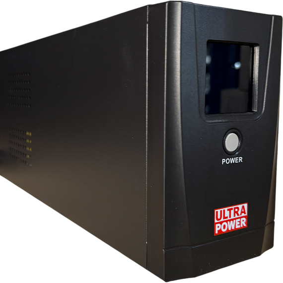 UPS  Ultra Power 1000VA/600W (3 steps of AVR, CPU controlled, USB) metal case, LCD display