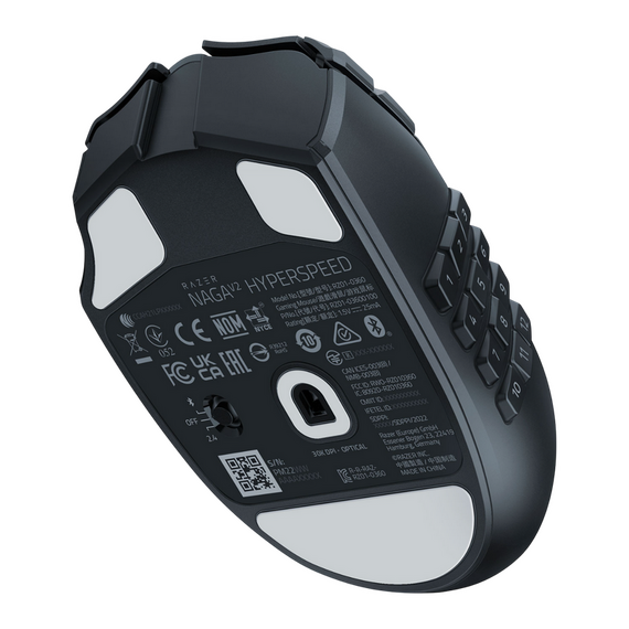 Mouse Wireless Razer Naga V2 HyperSpeed, Negru, 3 image