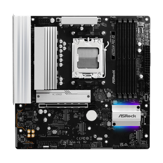 Placă de bază ASRock A620AM PRO RS, AM5, AMD A620A, Micro-ATX, 2 image