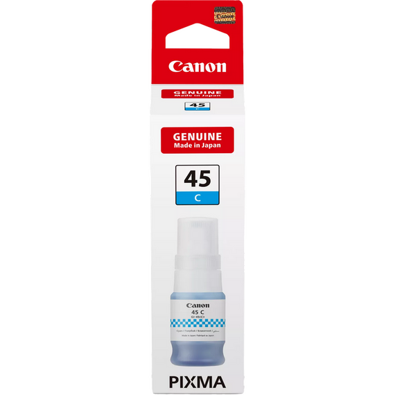 Recipient de cerneală Canon GI-45, 40ml, Cyan, 3 image