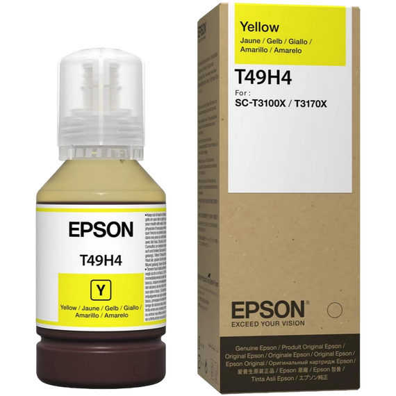 Recipient de cerneală Epson T49H, C13T49H400, Galben, 2 image