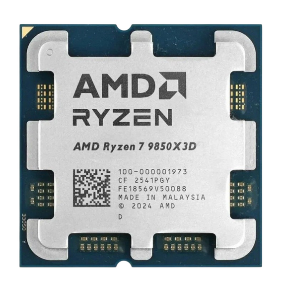 Procesor AMD Ryzen 7 9850X3D, AMD Radeon Graphics, Tray