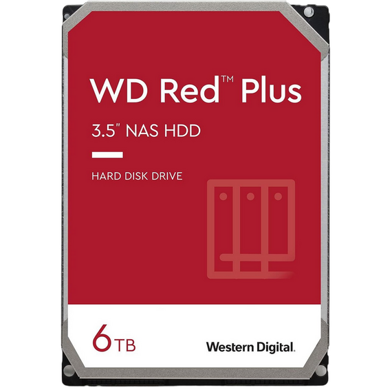 Unitate HDD Western Digital WD Red Plus, 3.5", 6 TB , 2 image
