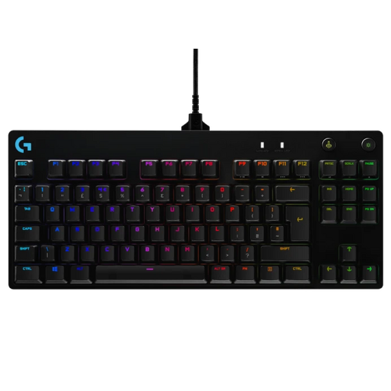 Tastatură Logitech G Pro, Cu fir, Negru