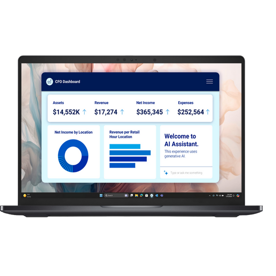 Laptop Business 14" DELL Pro 14 Premium PA14250, Magnesium, Intel Core Ultra 7 266V, 16GB/1024GB, Windows 11 Pro, 3 image