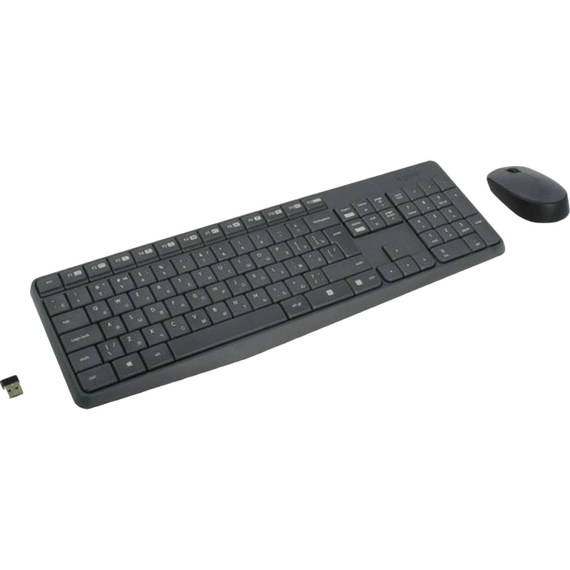 Set Tastatură + Mouse Logitech MK235, Fără fir, Grey, 3 image