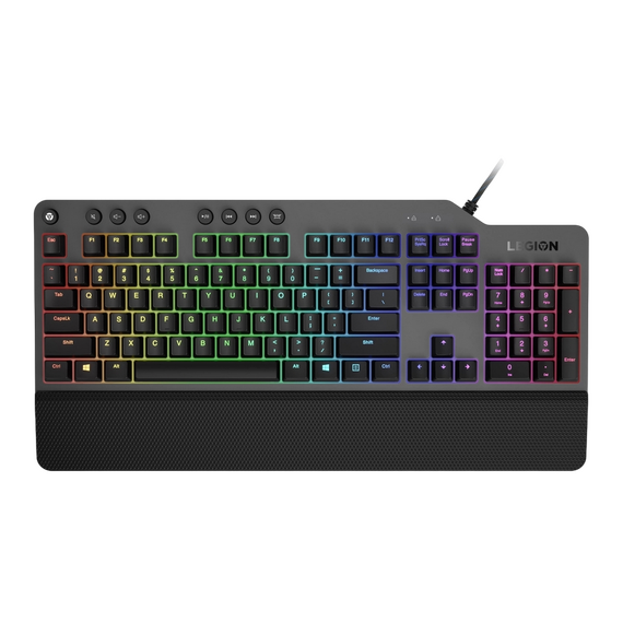 Tastatură Lenovo Legion K500, Cu fir, Negru