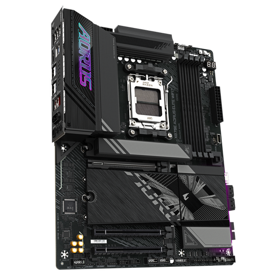 Placă de bază Gigabyte X870E A ELITE WIFI7, AM5, AMD X870E, ATX, 2 image