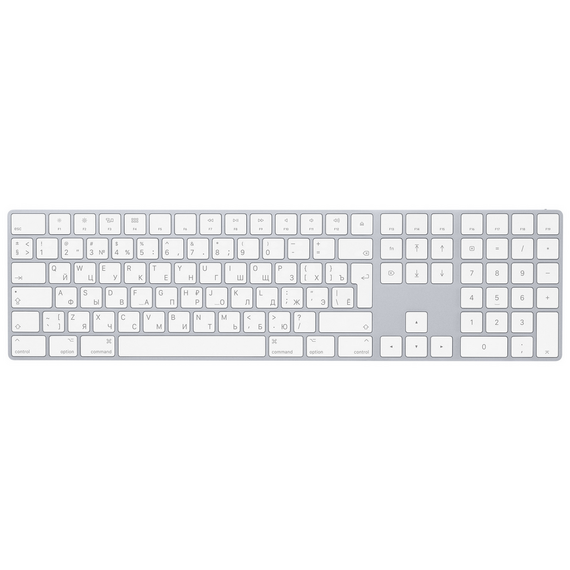 Tastatură Apple MXCJ3RS/A, Fără fir, Argintiu | Alb