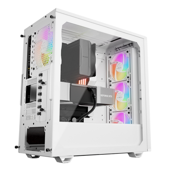 Carcasă PC be quiet! Pure Base 501 LX, Midi-Tower, Fără PSU, Alb, 3 image