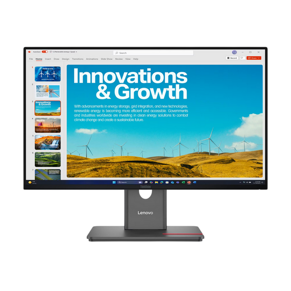 23,8" Monitor Lenovo P24QD-40, IPS 2560x1440 WQHD, Eclipse Black