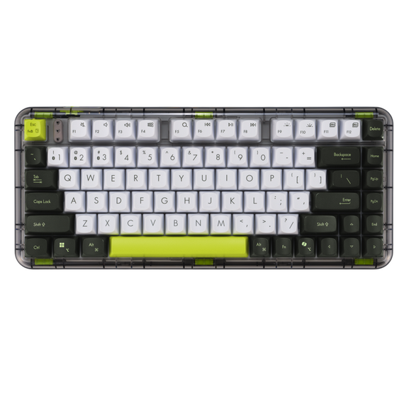 Tastatură ASUS Jelly75 KD201, Cu fir / Fără fir, Volt Green