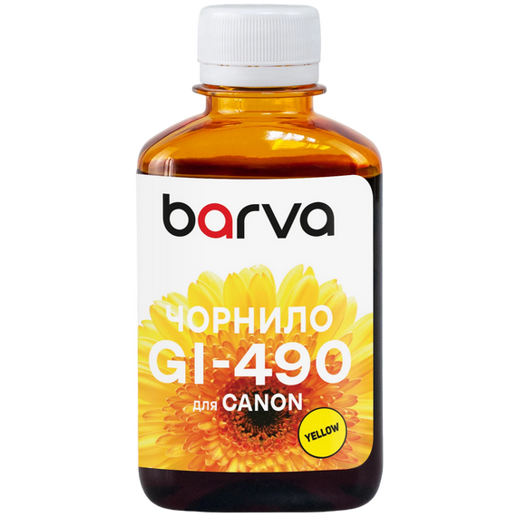 Recipient de cerneală Barva G490 (Canon G-Series), G490-506 (711), Galben