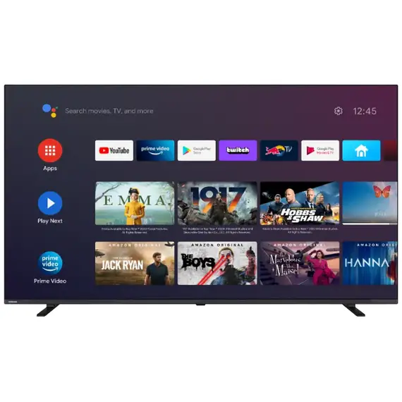 70" LED SMART TV TOSHIBA 70UA5D63DG, Premium 4K HDR, 3840 x 2160, Android TV, Black