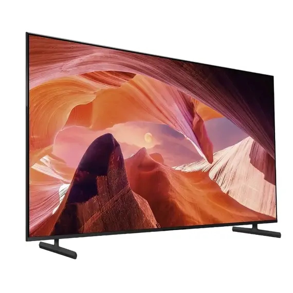 65" LED SMART TV SONY KD65X80LAEP, 4K HDR, 3840x2160, Google TV, Black, 2 image