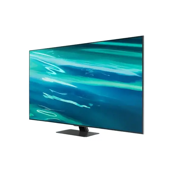 65" LED SMART TV Samsung QE65Q80AAUXUA, QLED 3840x2160, Tizen OS, Black, 2 image