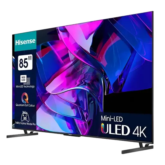 85" LED SMART TV Hisense 85U7KQ, Mini LED 3840x2160, VIDAA OS, Gray, 3 image