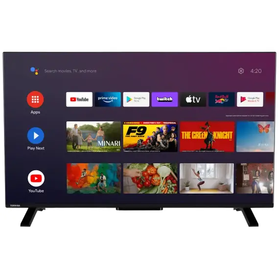 55" LED SMART TV TOSHIBA 55UA2363DG, 4K HDR, 3840 x 2160, Android TV, Black