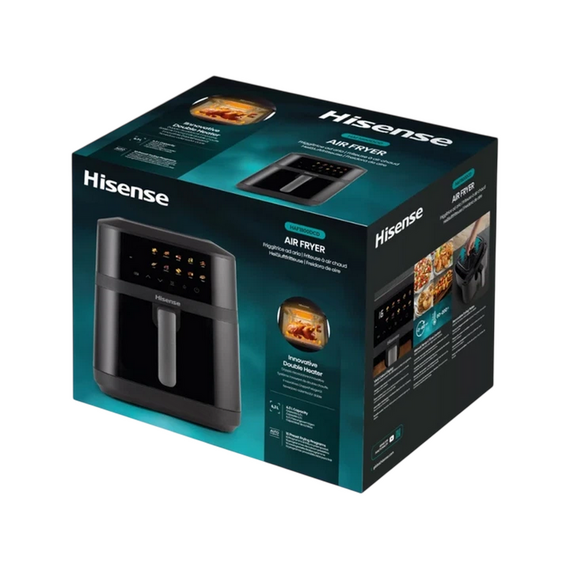 Friteuză cu aer cald Hisense HAF1800DCD, Negru, 2 image