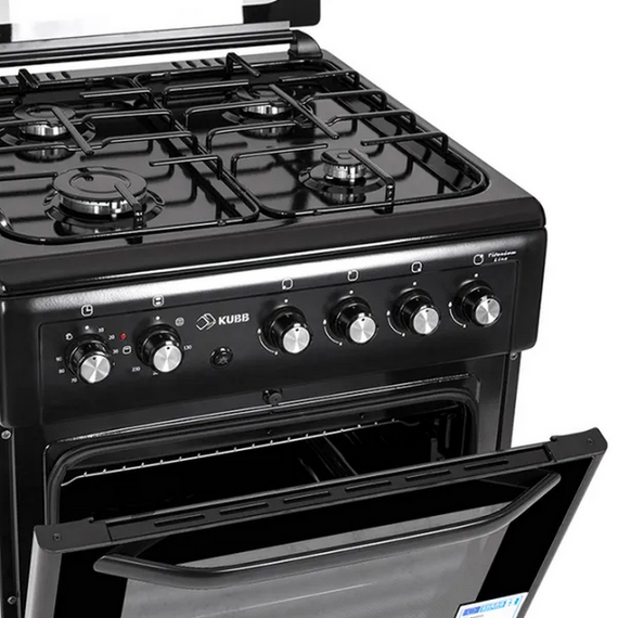 Aragaz Mixt KUBB TD7201MGALtK, Negru, 2 image