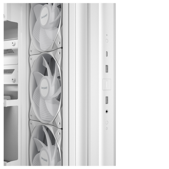 Carcasă PC be quiet! Ligh Base 500 LX White, Midi-Tower, Fără PSU, Alb, 3 image