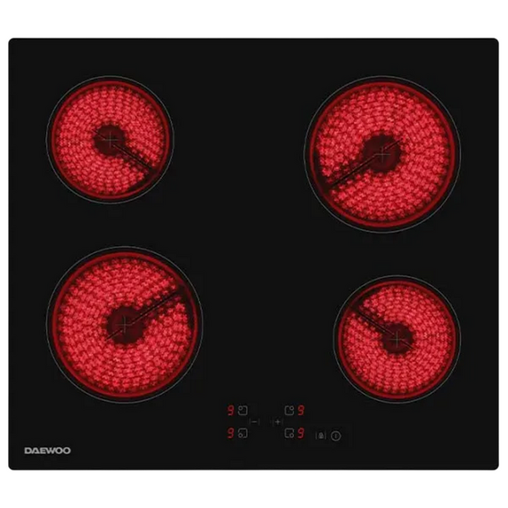 Plita incorporabilă electrică Daewoo BH6VTF01BNL, Negru, 3 image
