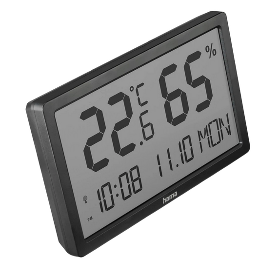 Smart senzor de temperatura și umiditate HAMA Lombok, Negru