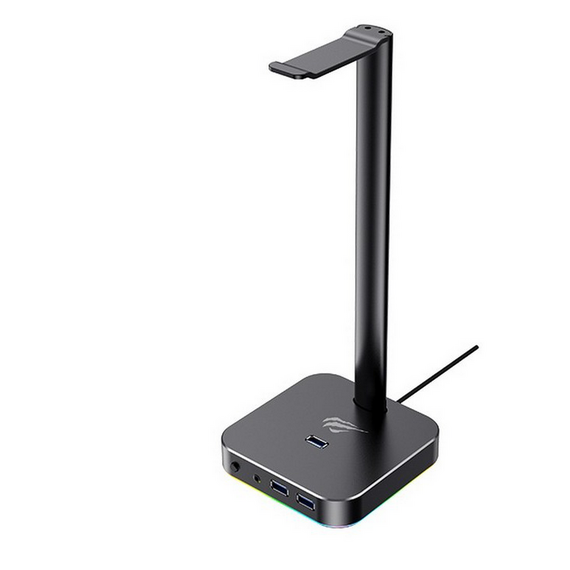 Stand pentru căști gaming Havit TH610, USB, Negru, 2 image
