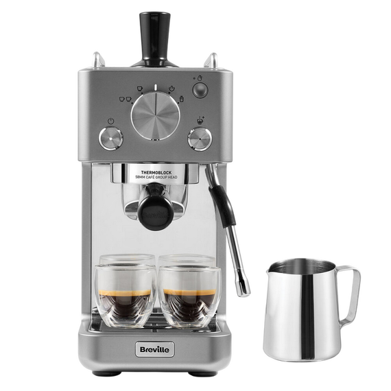Cafetiera manuala Breville VCF185X-01, 1415W, Oțel inoxidabil