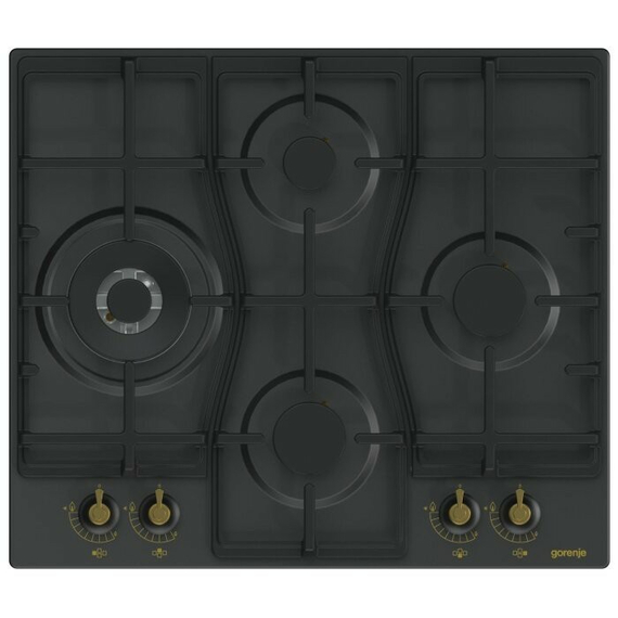 Plită pe gaz Gorenje GW 6D42 CLB, Negru, 2 image