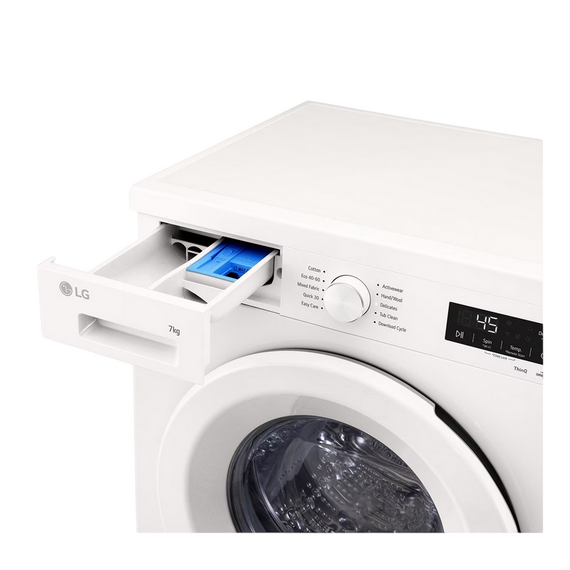 Mașină de spălat LG F2X10S7NWH, 7kg, Alb, 3 image