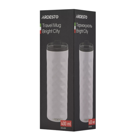 Cană termos Ardesto AR2640BG, 0,4L, Bej, 2 image