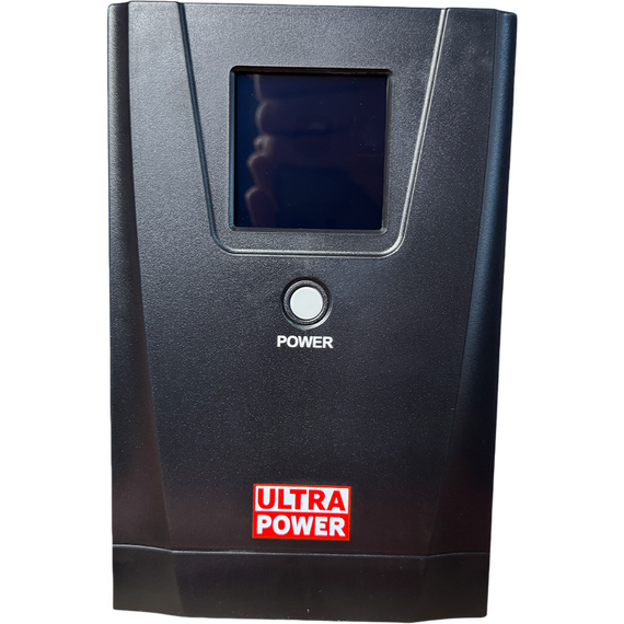 UPS  Ultra Power UPS1200MC 1200VA/720W, Tower, LCD, AVR, USB, RJ11/RJ45, 3*Schuko sockets, metal cas, 3 image