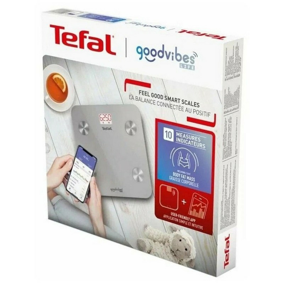 Cântar de podea Tefal BM9600S1, Argintiu, 3 image