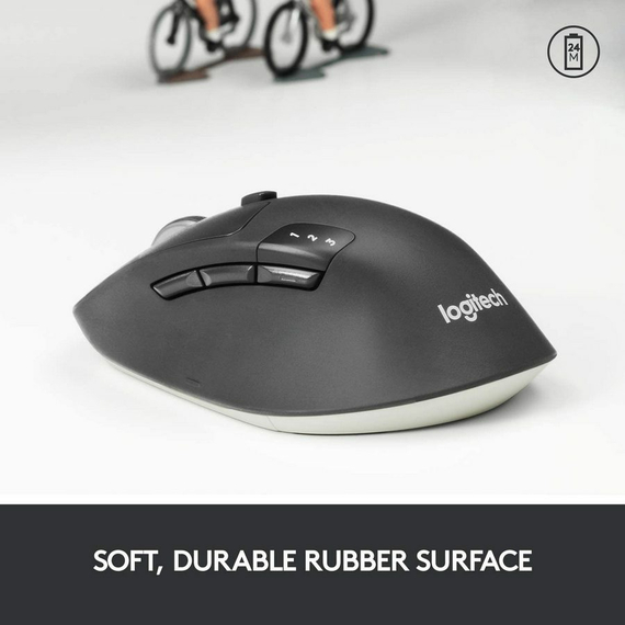 Mouse Wireless Logitech M720, Negru, 3 image