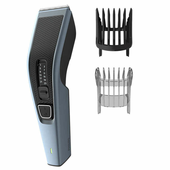 Aparat de tuns Philips Series 3000 HC3530/15, Albastru deschis | Negru, 3 image