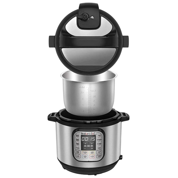 Aparat de gătit multifuncțional sub presiune Instant Pot Duo 6, Argintiu, 2 image