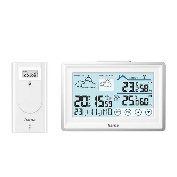 Smart senzor de temperatura și umiditate HAMA Bahamas, Alb