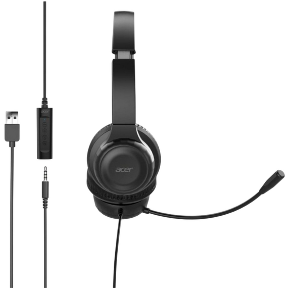 Căști Acer AHW154, Negru, 3 image