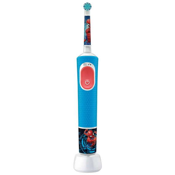 Periuță de dinți electrică Braun Kids PRO Spiderman Brush Head, Albastru, 2 image