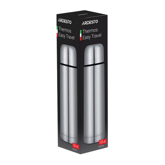 Termos Ardesto AR2675TBS, 0,75L, Argintiu, 2 image