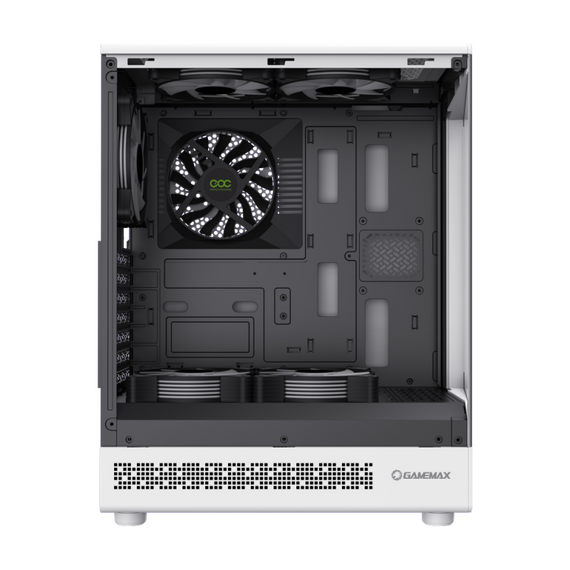 Carcasă PC Gamemax Vista COC AW, Midi-Tower, Fără PSU, Alb, 3 image