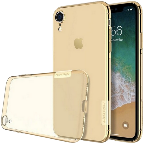 Husă Nillkin iPhone XR - Ultra thin TPU - Nature, Maro, 3 image