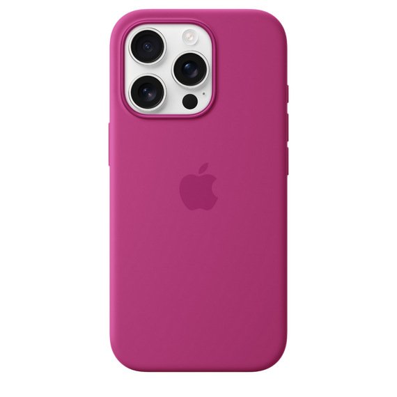 Husă Apple iPhone 16 Pro Silicone Case with MagSafe, Fucsie, 3 image