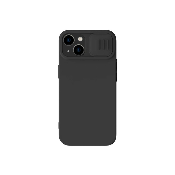 Husă Nillkin iPhone 14 Plus, CamShield Silky Silicone, Negru, 3 image