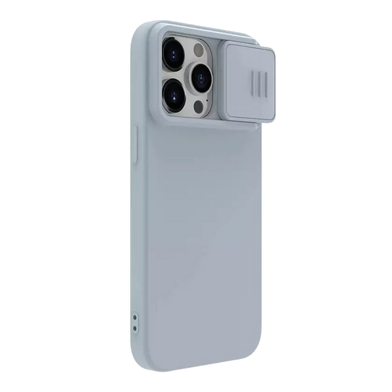Husă Nillkin iPhone 15 Pro Max, CamShield Silky Silicone, Star-Gray, 2 image