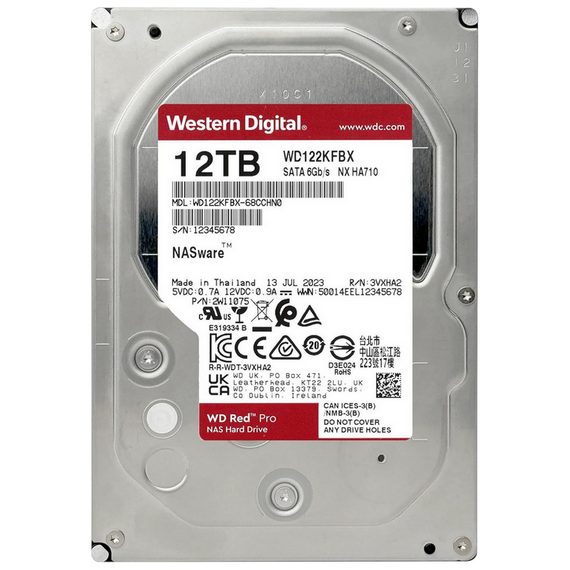 Unitate HDD Western Digital WD Red Pro, 3.5", 12 TB 