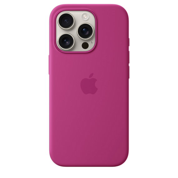 Husă Apple iPhone 16 Pro Silicone Case with MagSafe, Fucsie